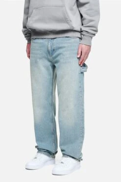 Daule Baggy Workwear Jeans Washed Vintage Blue