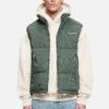 Bardon Cord Puffer Vest Forest Green