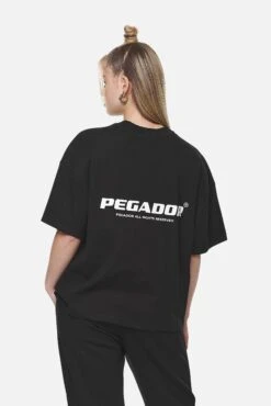 Arendal Logo Heavy Oversized Tee Black White