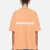 Arendal Logo Heavy Oversized Tee Washed Apricot White
