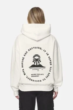 Palmyra Oversized Hoodie Washed Coconut Milk