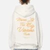 Berri Oversized Zip Hoodie Washed Coconut Milk