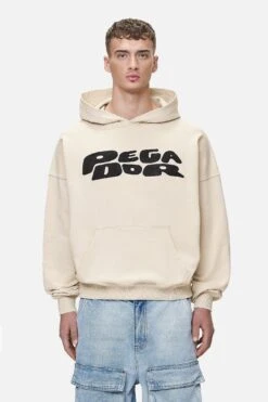 Drew Terry Boxy Hoodie Washed Desert Sand