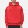 Gordan Oversized Hoodie Washed Red