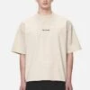 Logo Boxy Tee Washed Desert Sand Black Gum