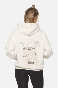 Cania Oversized Hoodie Washed Coconut Milk