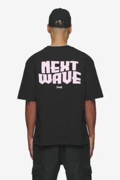 Dacko Oversized Tee Washed Black Bubblegum