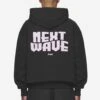 Dacko Oversized Hoodie Washed Black Bubblegum