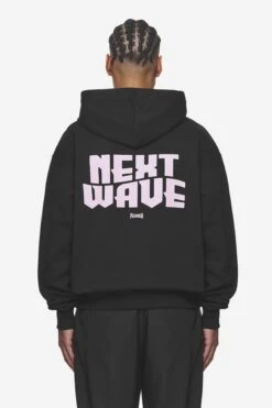 Dacko Oversized Hoodie Washed Black Bubblegum
