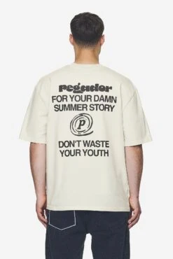 Harlan Oversized Tee Washed Salty Cream