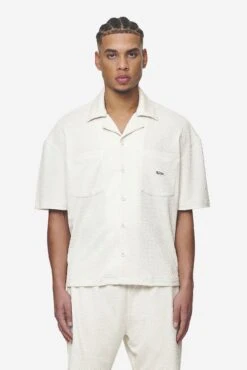 Wyton Structured Summer Shirt Salty Cream