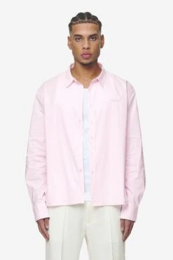 Raton Oversized Longsleeve Shirt Bubblegum White