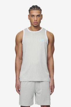 Tulare Mesh Tank Top Pearl Grey