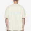 Colne Logo Oversized Tee Washed Salty Cream Baby Blue