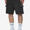 Otega Terry Cargo Shorts Vintage Black