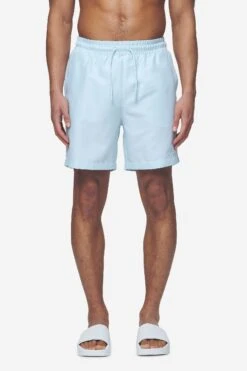 Logo Swim Shorts Baby Blue