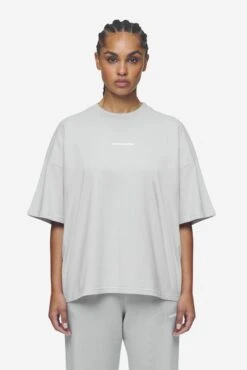 Bracy Heavy Oversized Tee Washed Sky Grey White Gum
