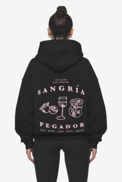 Pelo Oversized Hoodie Black
