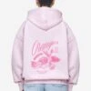Tia Oversized Hoodie Washed Bubblegum