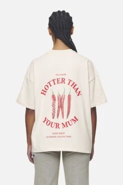 Reyna Heavy Oversized Tee Washed Coast Sand