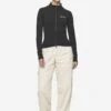 Maria Zip Longsleeve Black