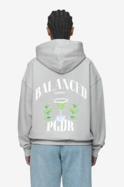 Lucia Oversized Hoodie Washed Sky Grey