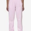 Villa High Waisted Sweat Pants Washed Bubblegum White Gum