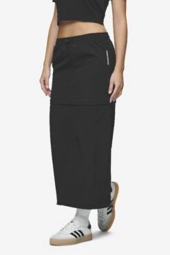 Delia 2-In-1 Parachute Skirt Black