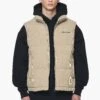 Bardon Cord Puffer Vest Sand