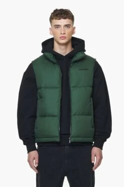 Landin Puffer Vest British Green