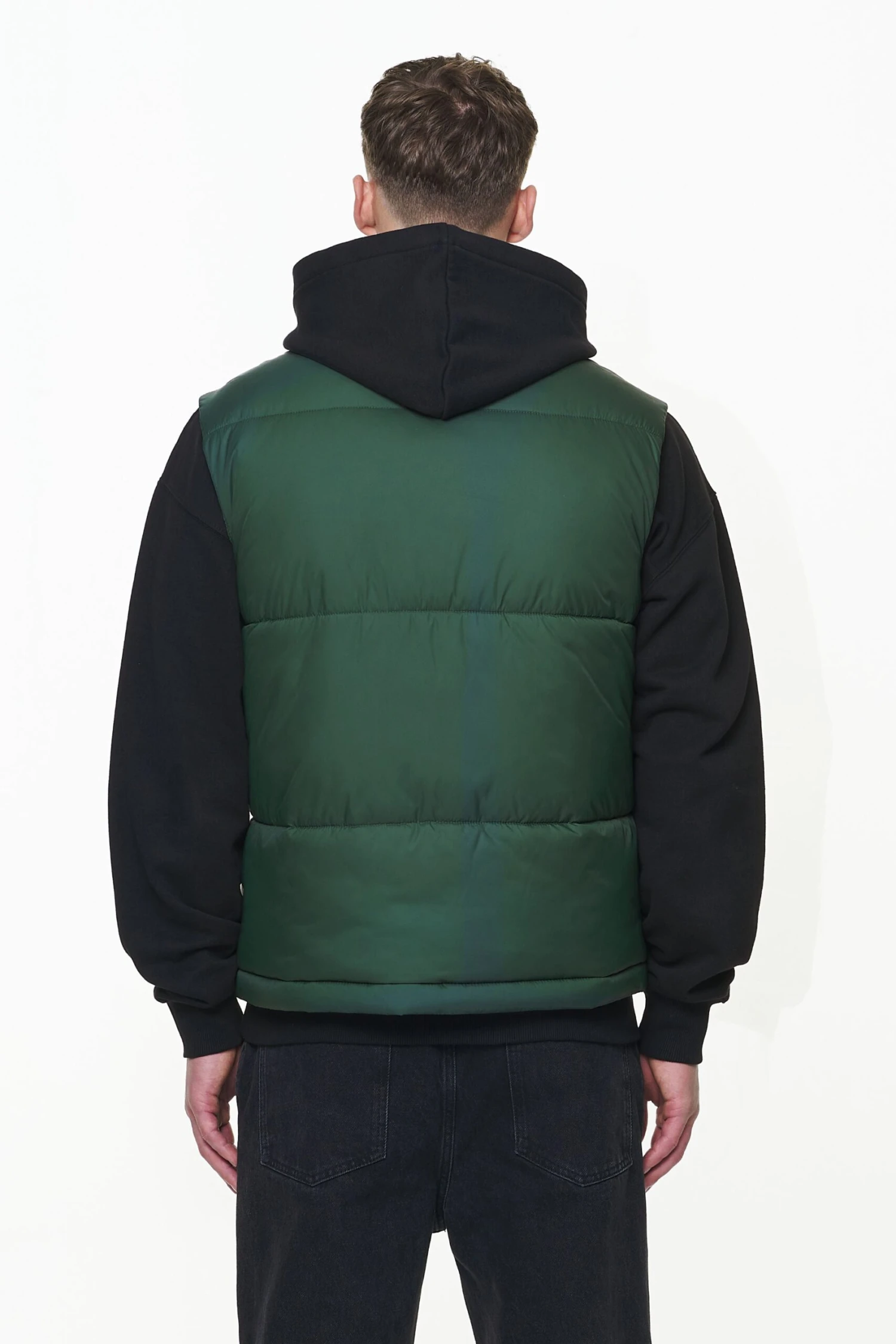 Landin Puffer Vest British Green - Image 5