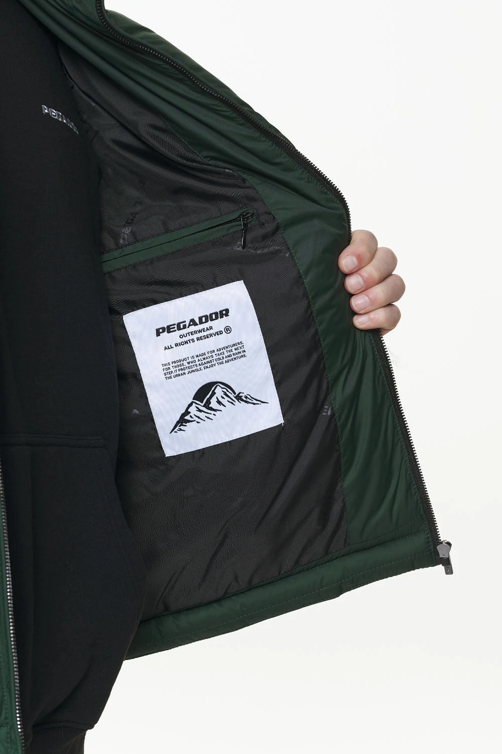 Landin Puffer Vest British Green - Image 7