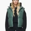 Angel Puffer Vest Garden Green