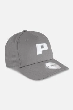 P Logo Cap Cool Grey White